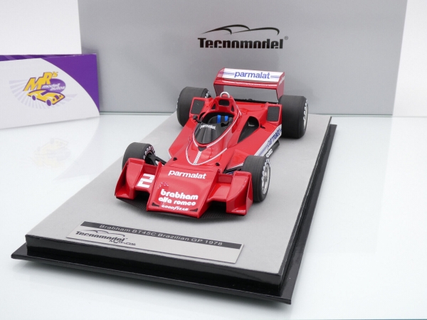 Tecnomodel TM18-283B # Brabham Alfa Romeo BT45C F1 Nr.2 Brasilien GP 1978 " John Watson " 1:18