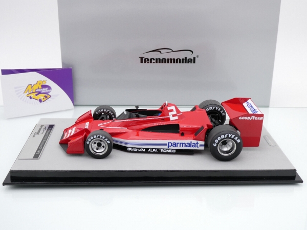 Tecnomodel TM18-283B # Brabham Alfa Romeo BT45C F1 Nr.2 Brasilien GP 1978 " John Watson " 1:18