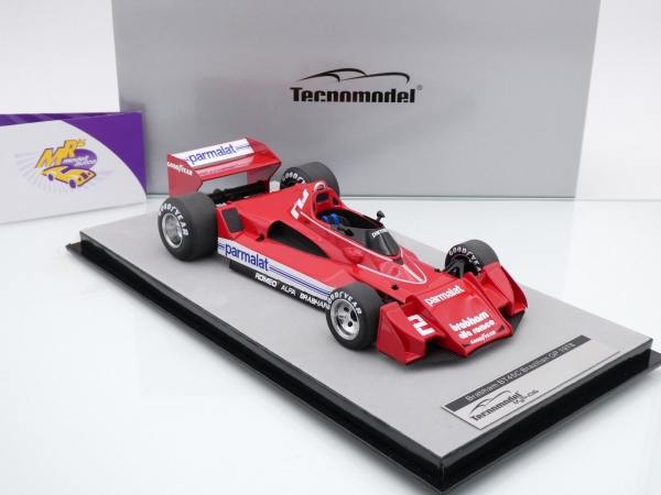 Tecnomodel TM18-283B # Brabham Alfa Romeo BT45C F1 Nr.2 Brasilien GP 1978 " John Watson " 1:18