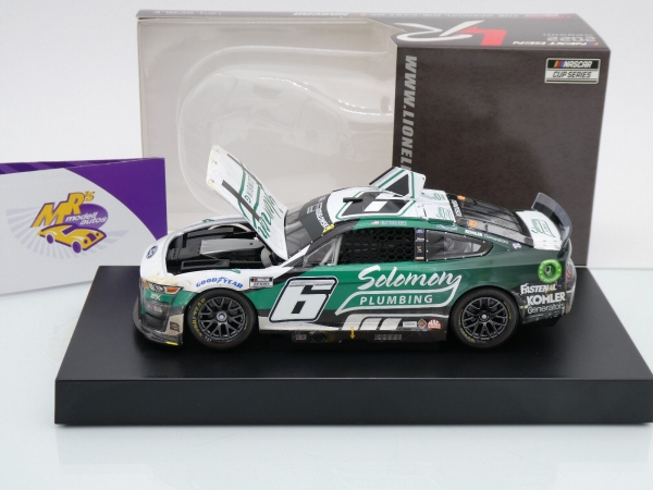 Lionel Racing CX62223SLPBWRV # Ford Mustang NASCAR 2022 " Brad Keselowski - Solomon Plumbing Bristol Dirt Race Version " 1:24