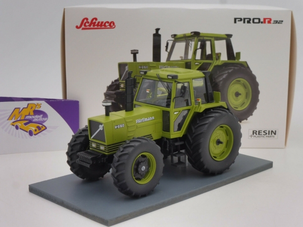 Schuco 09104 # Hürlimann H-6160 Traktor Baujahr 1979 " grün-schwarz " 1:32