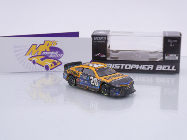 Lionel Racing W202365DWPCDE # Toyota Camry NASCAR 2023 " Christopher Bell - DeWalt Powerstack Bristol Dirt Race Winner " Foil Number " " 1:64