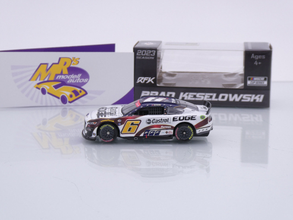 Lionel Racing CX62365SALBW # Ford Mustang NASCAR 2023 " Brad Keselowski - Castrol Edge Salutes / Patriotic " Foil Number " " 1:64