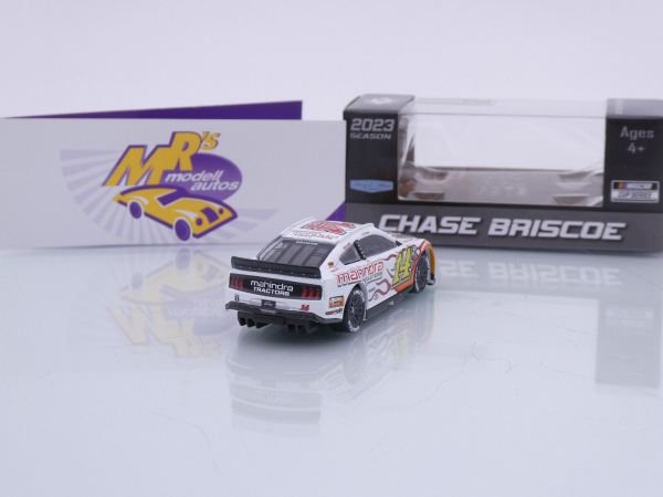Lionel Racing C142365MATCJ # Ford Mustang NASCAR 2023 " Chase Briscoe - Mahindra Tractors Throwback " 1:64