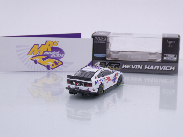 Lionel Racing CX42365MB1KH # Ford Mustang NASCAR 2023 " Kevin Harvick - Mobil 1 White " 1:64