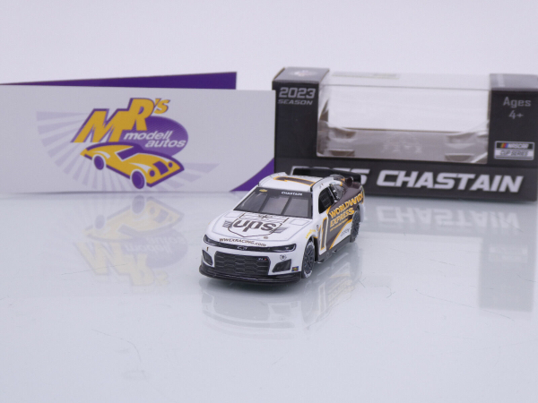 Lionel Racing CX12365UWTRZ # Chevrolet Camaro ZL1 NASCAR 2023 " Ross Chastain - UPS / Worldwide Express Throwback " 1:64