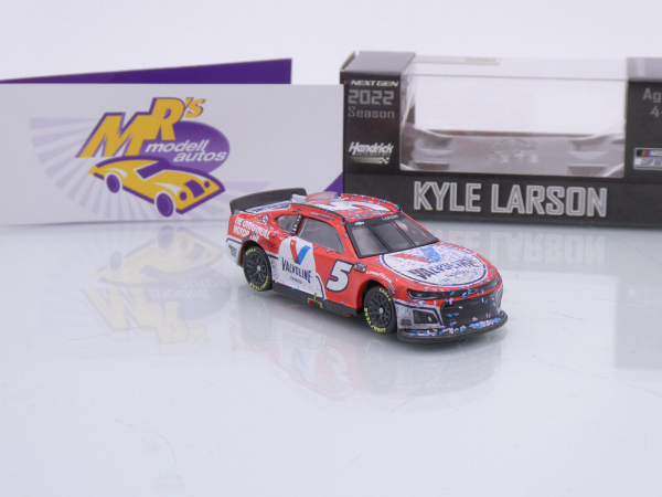 Lionel Racing WX52265VALKLZ # Chevrolet Camaro ZL1 NASCAR 2022 " Kyle Larson - Valvoline Motor Oil Homestead Miami Race Winner " 1:64