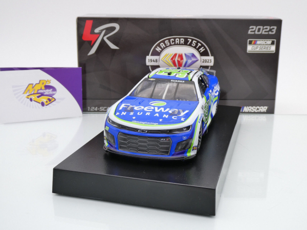 Lionel Racing C992323FEIDZ # Chevrolet Camaro ZL1 NASCAR 2023 " Daniel Suarez - Freeway Insurance " Foil Number " " 1:24