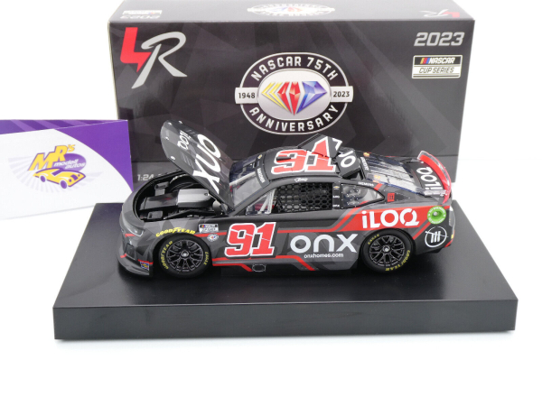 Lionel Racing C912323ONXKR # Chevrolet Camaro ZL1 NASCAR 2023 " Kimi Räikkönen - ONX Homes / ILOQ " Foil Number " " 1:24