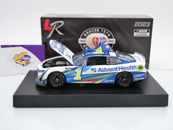 Lionel Racing CX12323ADVRZ # Chevrolet Camaro ZL1 NASCAR 2023 " Ross Chastain - Advent Health " Foil Number " " 1:24