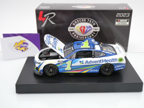 Lionel Racing CX12323ADVRZ # Chevrolet Camaro ZL1 NASCAR 2023 " Ross Chastain - Advent Health " Foil Number " " 1:24