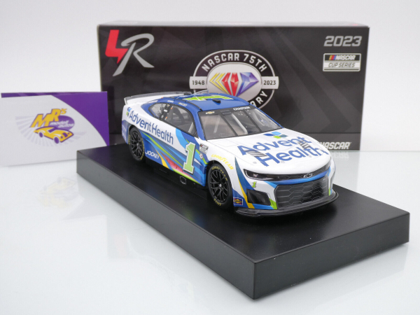 Lionel Racing CX12323ADVRZ # Chevrolet Camaro ZL1 NASCAR 2023 " Ross Chastain - Advent Health " Foil Number " " 1:24