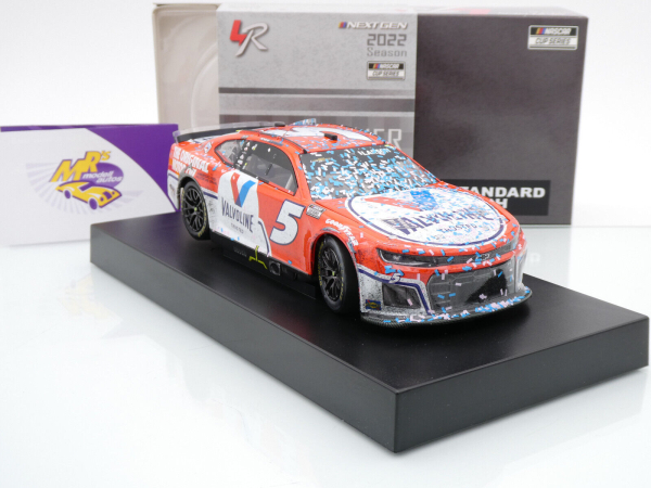 Lionel Racing WX52223VALKLZ # Chevrolet Camaro ZL1 NASCAR 2022 " Kyle Larson - Valvoline Motor Oil Homestead Miami Race Winner " 1:24