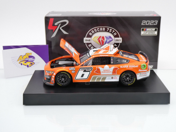 Lionel Racing CX62323KHWBW # Ford Mustang NASCAR 2023 " Brad Keselowski - King's Hawaiian Rolls " Foil Number " " 1:24