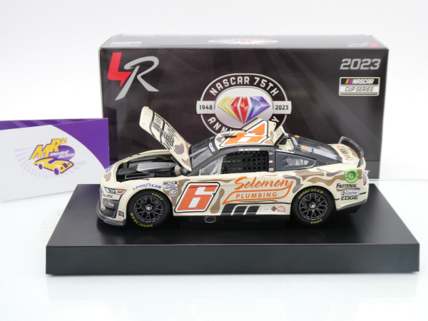 Lionel Racing CX62323SOCBW # Ford Mustang NASCAR 2023 " Brad Keselowski - Solomon Plumbing Camo " Foil Number " " 1:24