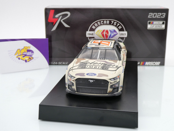 Lionel Racing CX62323SOCBW # Ford Mustang NASCAR 2023 " Brad Keselowski - Solomon Plumbing Camo " Foil Number " " 1:24