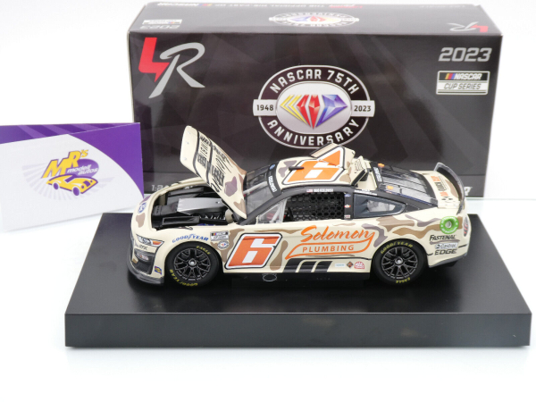 Lionel Racing CX62323SOCBW # Ford Mustang NASCAR 2023 " Brad Keselowski - Solomon Plumbing Camo " Foil Number " " 1:24