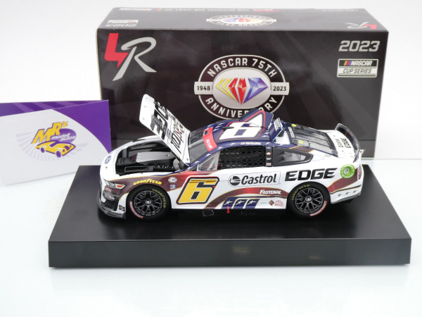 Lionel Racing CX62323SALBW # Ford Mustang NASCAR 2023 " Brad Keselowski - Castrol Edge Salutes / Patriotic " Foil Number " " 1:24