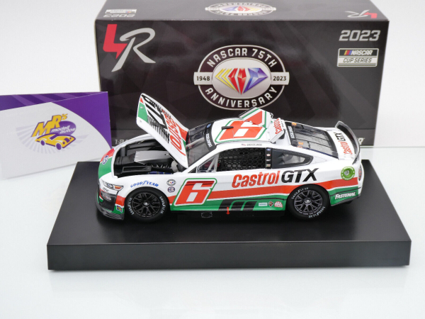 Lionel Racing CX62323CATBW # Ford Mustang NASCAR 2023 " Brad Keselowski - Castrol GTX Throwback " Foil Number " " 1:24