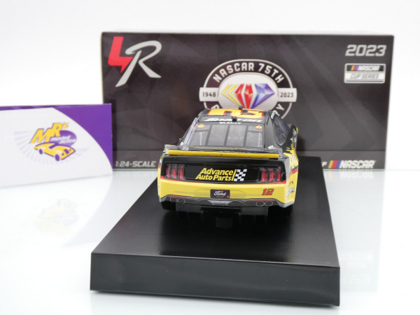 Lionel Racing C122323ADVRB # Ford Mustang NASCAR 2023 " Ryan Blaney - Advance Auto Parts " Foil Number " " 1:24