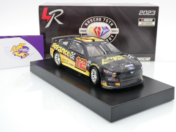 Lionel Racing C122323ADVRB # Ford Mustang NASCAR 2023 " Ryan Blaney - Advance Auto Parts " Foil Number " " 1:24