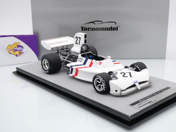 Tecnomodel TM18-289D # March Ford 731 F1 Nr.27 USA GP 1973 " James Hunt " 1:18