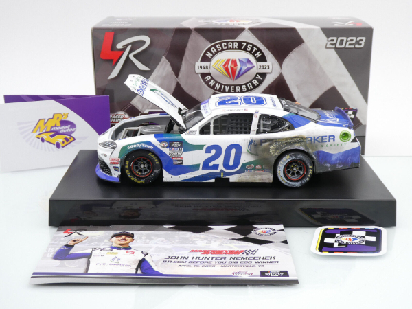 Lionel Racing W202323PYEJHF # Toyota Supra NASCAR Xfinity 2023 " John Hunter Nemechek - Pye Barker Fire & Safety Martinsville Spring Race Winner " 1:24