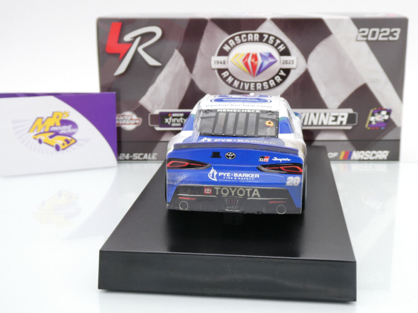 Lionel Racing W202323PYEJHF # Toyota Supra NASCAR Xfinity 2023 " John Hunter Nemechek - Pye Barker Fire & Safety Martinsville Spring Race Winner " 1:24