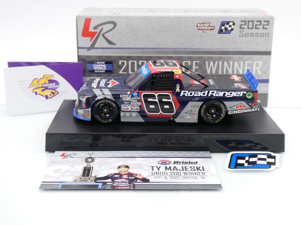 Lionel Racing W662224RDRTME # Toyota Tundra NASCAR Truck 2022 " Ty Majeski - Road Ranger Bristol Fall Race Winner " 1:24
