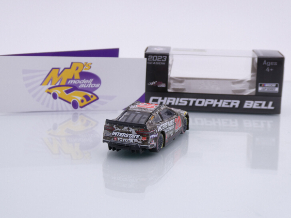 Lionel Racing C202365SALCD # Toyota Camry NASCAR 2023 " Christopher Bell - Interstate Batteries Camo Salutes / Patriotic " 1:64
