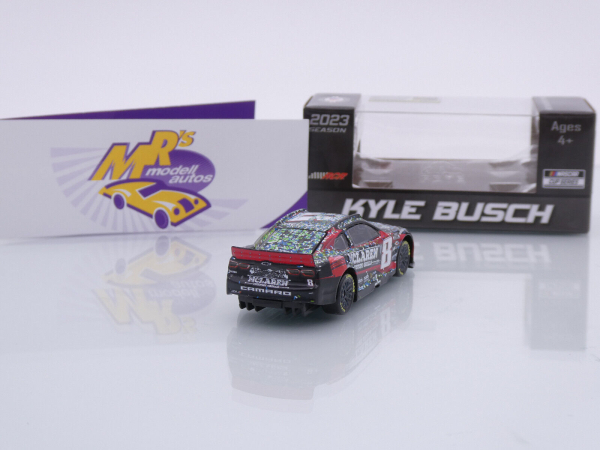 Lionel Racing WX82365MCGKBJ # Chevrolet Camaro ZL1 NASCAR 2023 " Kyle Busch - McLaren Custom Grills Talladega Spring Race Winner " 1:64
