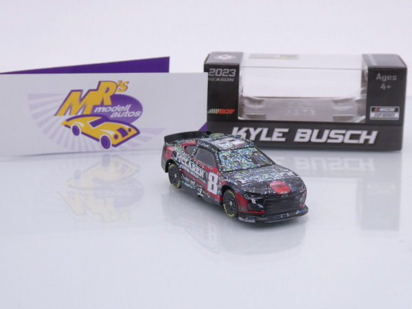 Lionel Racing WX82365MCGKBJ # Chevrolet Camaro ZL1 NASCAR 2023 " Kyle Busch - McLaren Custom Grills Talladega Spring Race Winner " 1:64