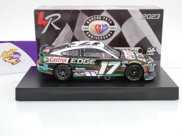 Lionel Racing W172323CASCHQ # Ford Mustang NASCAR 2023 " Chris Buescher - Castrol Edge Michigan Race Winner " Foil Number " " 1:24