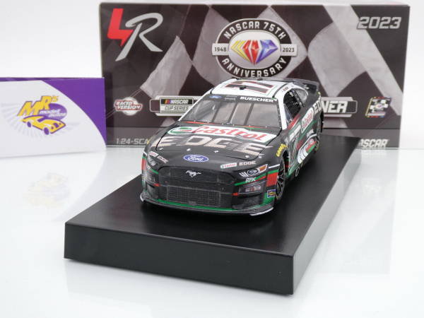 Lionel Racing W172323CASCHQ # Ford Mustang NASCAR 2023 " Chris Buescher - Castrol Edge Michigan Race Winner " Foil Number " " 1:24