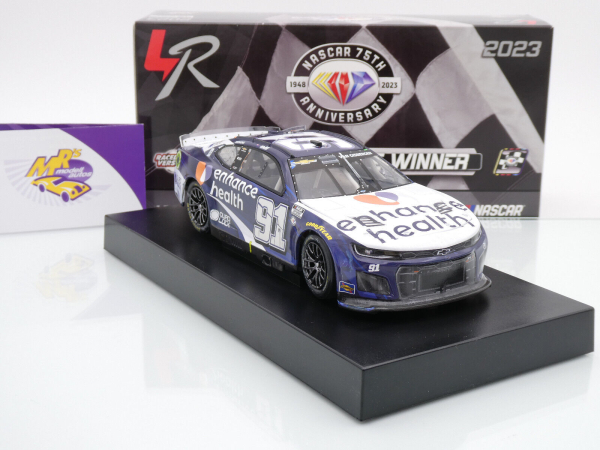 Lionel Racing W912323ENHSVCS # Chevrolet Camaro ZL1 NASCAR 2023 " Shane van Gisbergen - Enhance Health Chicago Street Race Winner " Foil Number " " 1:24
