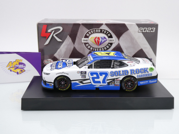 Lionel Racing W272323SRCJOJ # Chevrolet Camaro NASCAR Xfinity 2023 " Jeb Burton - Solid Rock Carriers Talladega Spring Race Winner " 1:24