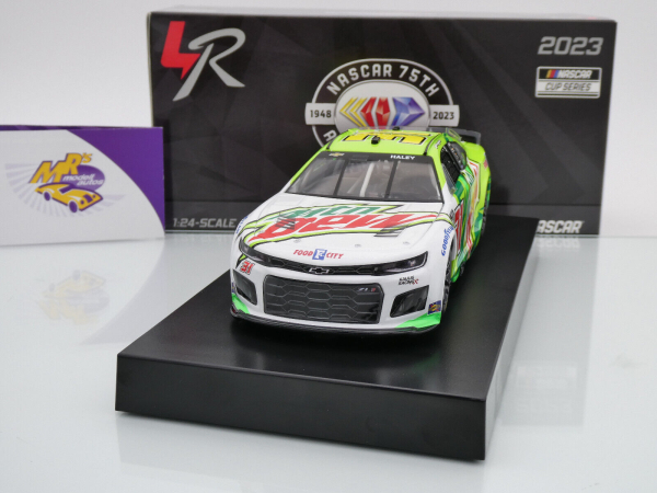 Lionel Racing C312323MTDJQ # Chevrolet Camaro ZL1 NASCAR 2023 " Justin Haley - MTN DEW (Mountain Dew) " 1:24