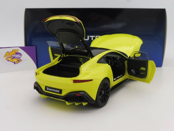 AUTOart 70279 # Aston Martin Vantage Coupe Baujahr 2019 " Lime Essence " 1:18
