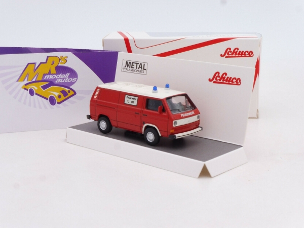 Schuco 20279 # VW Bus T3 Kastenwagen Baujahr 1979-92 " Feuerwehr 112 " 1:64