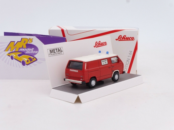 Schuco 20279 # VW Bus T3 Kastenwagen Baujahr 1979-92 " Feuerwehr 112 " 1:64