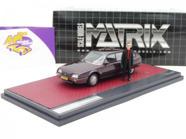 Matrix 40304-111 # Citroen CX GTI Turbo II + Figur " Jules Deelder Rotterdam " 1:43