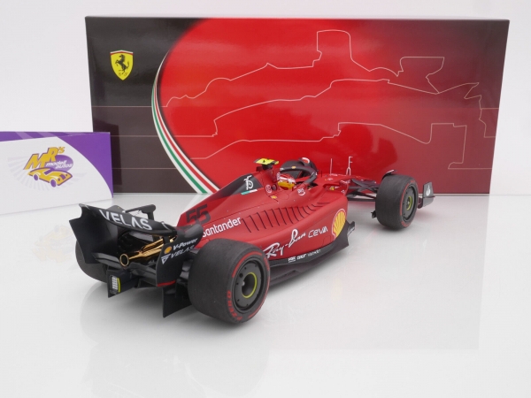 BBR 221855 # Ferrari F1-75 Nr.55 F1 2nd Bahrain GP 2022 " Carlos Sainz Jr. " 1:18