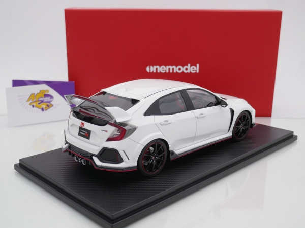 Onemodel 49 # Honda Civic Type R FK8 Baujahr 2017 " Pearl White " 1:18