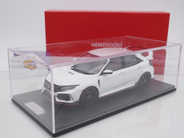 Onemodel 49 # Honda Civic Type R FK8 Baujahr 2017 " Pearl White " 1:18