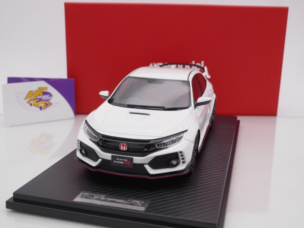 Onemodel 49 # Honda Civic Type R FK8 Baujahr 2017 " Pearl White " 1:18
