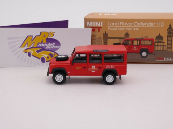 TSM MINI GT MGT00152-R # Land Rover Defender 110 " Royal Mail Post Bus " 1:64