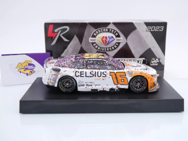 Lionel Racing W162323CELAJM # Chevrolet Camaro ZL1 NASCAR 2023 " AJ Allmendinger - Celsius Energy Charlotte Roval Race Winner " 1:24