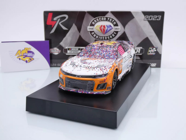Lionel Racing W162323CELAJM # Chevrolet Camaro ZL1 NASCAR 2023 " AJ Allmendinger - Celsius Energy Charlotte Roval Race Winner " 1:24