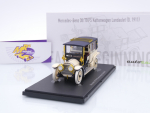 Autocult 01025-1 # Mercedes 38/70 PS Kettenwagen Landaulet Baujahr 1911 " hellelfenbein-dunkelblau " 1:43