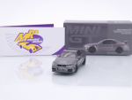 TSM MINI GT MGT01160-R # Nissan Skyline GTR R34 NISMO BN CRS Version 1999 RHD " Dark Metal Gray " 1:64